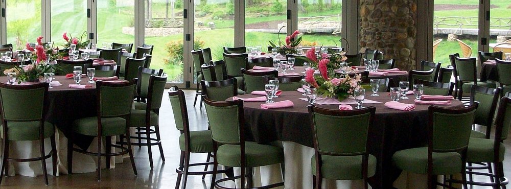 Wedding Reception Table Set Up - Easton, PA - Riverview Country Club